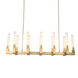 Подвесная люстра Imperiumloft Rh Canelle Linear Chandelier IMPR_84598-22