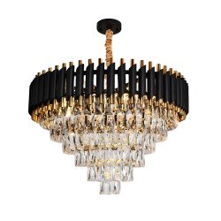 Подвесная люстра Imperiumloft Empire Black Chandelier Crystal 40.2862