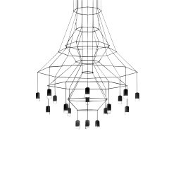 Подвесная люстра Imperiumloft Vibia Wireflow 40,1635
