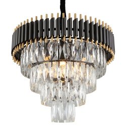 Подвесная люстра Imperiumloft Empire Black Chandelier Crystal 40.2861