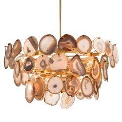Подвесная люстра Imperiumloft Agate Burst Chandelier Round 40.1265