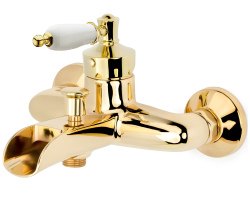 Смеситель для ванны с душем Boheme Vogue 213, золото