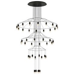 Подвесная люстра Imperiumloft Vibia Wireflow 40.1639-0