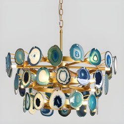 Подвесная люстра Imperiumloft Agate Burst Chandelier 40,1864