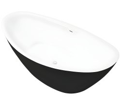 Акриловая ванна Grossman Galaxy GR-1402MB 180x85 отдельностоящая