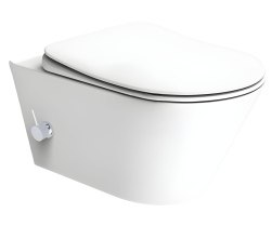 Подвесной унитаз Boheme Avva 972-2-MW с функцией биде