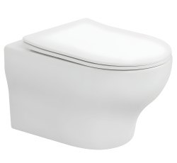 Подвесной унитаз Boheme Fiore 978-SET-MW с сиденьем