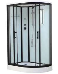 Душевая кабина Timo Standart T-6602 B L 120x85 с верхним душем