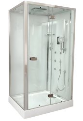 Душевая кабина Timo Premium Puro H-511L 120x90 с гидромассажем