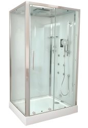 Душевая кабина Timo Premium Puro H-510L 120x90 с гидромассажем