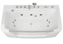Акриловая ванна Grossman GR-15085 150x85 с гидромассажем и аэромассажем