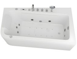 Акриловая ванна Grossman GR-17095R 170x95 с гидромассажем и аэромассажем