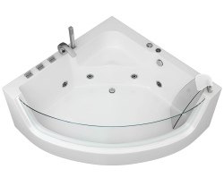 Акриловая ванна Grossman GR-13513-1 135x135 с гидромассажем