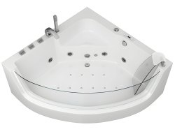 Акриловая ванна Grossman GR-13500 135x135 с гидромассажем и аэромассажем