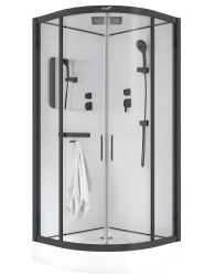 Душевая кабина Ceruttispa Viva 101B 100x100 с верхним душем