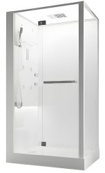 Душевая кабина Jacuzzi Bali 120x80 с хамамом и гидромассажем