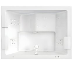 Акриловая ванна Jacuzzi Sharp Extra 200x150 с гидромассажем