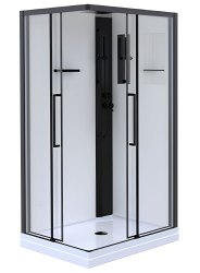 Душевая кабина Esbano ESM-108CKRL 100x80 с верхним душем