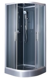 Душевая кабина Esbano Grey ESGT-90CR 90x90 с верхним душем