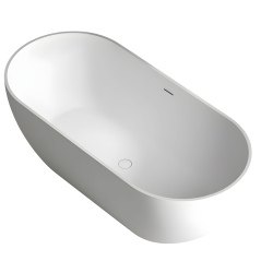 Акриловая ванна Abber AB9241MW 172x79, отдельностоящая