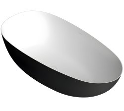 Акриловая ванна Abber AB9211MB 170x80, отдельностоящая