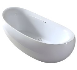 Акриловая ванна Abber AB9236 170x80, отдельностоящая