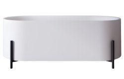 Акриловая ванна Abber AB9443 170x75, отдельностоящая