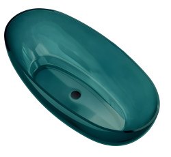 Ванна из полиэфирной смолы Abber Kristall AT9703Aquamarin 170x75