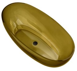 Ванна из полиэфирной смолы Abber Kristall AT9703Amber 170x75