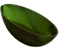 Ванна из полиэфирной смолы Abber Kristall AT9702Emerald 180x85
