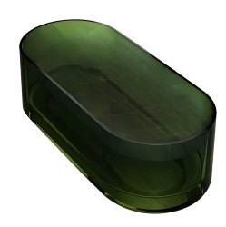 Ванна из полиэфирной смолы Abber Kristall AT9708Emerald 170x75