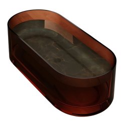 Ванна из полиэфирной смолы Abber Kristall AT9708Opal 170x75