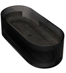 Ванна из полиэфирной смолы Abber Kristall AT9708Onyx 170x75