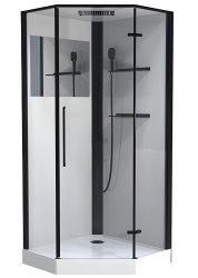Душевая кабина Esbano ESM-PENTA-90R 90x90 с верхним душем