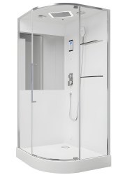 Душевая кабина Black & White G8891 100x100 с гидромассажем