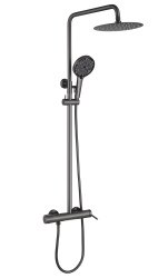 Душевая система Abber Emotion AF8816NG с изливом, никель