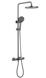 Душевая система Abber Thermostat AF8516NG с изливом, никель