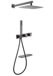 Душевая система Abber Rund AF8750NG, никель