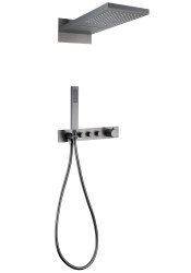 Душевая система Abber Rund AF8752NG, никель