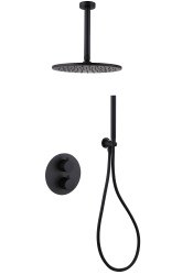 Душевая система Abber Wasser Kreis AF8121B, черная матовая
