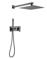 Душевая система Abber Weiss Daheim AF8218NG, никель