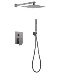 Душевая система Abber Weiss Daheim AF8219NG, никель