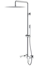 Душевая система Boheme Qubic 478-CR с изливом, хром