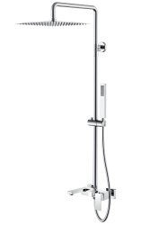 Душевая система Boheme Qubic 478-CR с изливом, хром