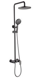 Душевая система Boheme Spectre 458-GM с изливом, оружейная сталь