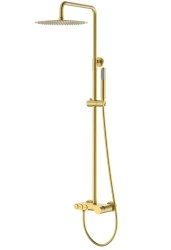 Душевая система Boheme Stick 128-MG с изливом, матовое золото
