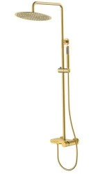 Душевая система Boheme Stick 128-MG.4 с изливом, матовое золото