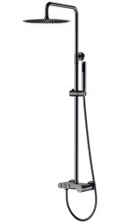 Душевая система Boheme Stick 128-SGM с изливом, оружейная сталь