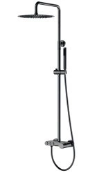 Душевая система Boheme Stick 128-SGM с изливом, оружейная сталь