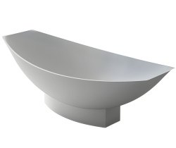 Ванна Abber Stein AS9610 180x80 из искусственного камня